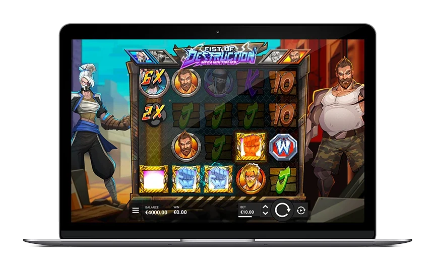 Оригинальная обложка игры Fist of Destruction Megamultiplier