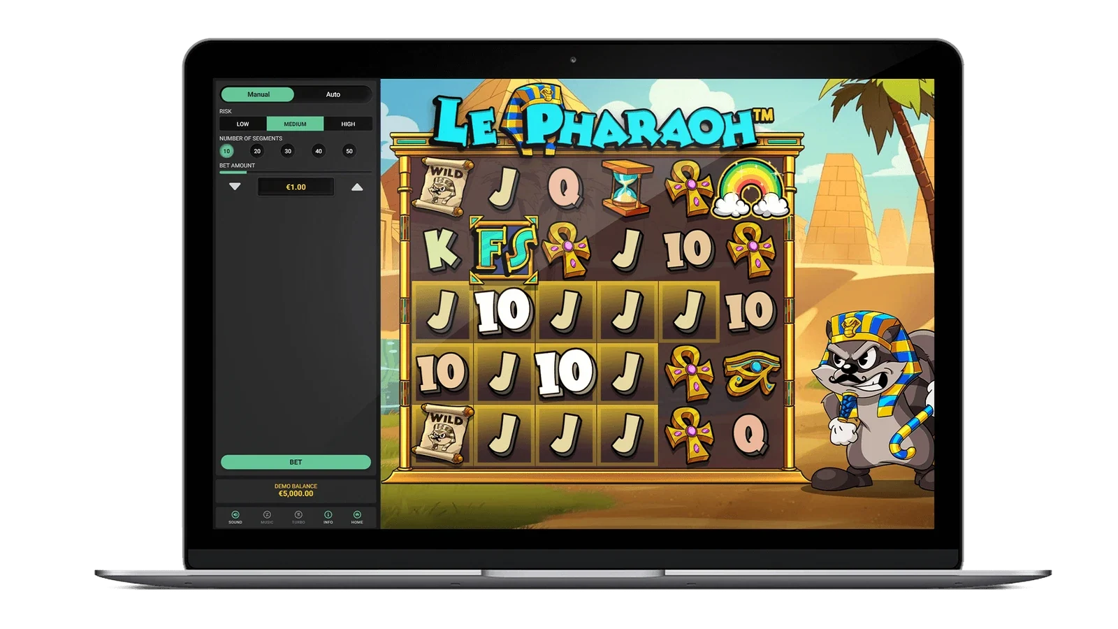 Оригинальная обложка игры Le Pharaoh